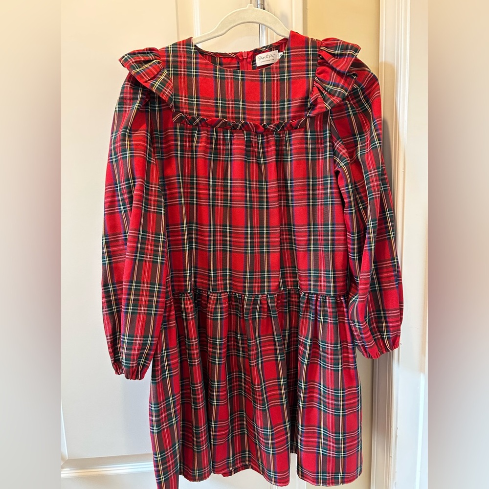 Red Plaid Mini Dress